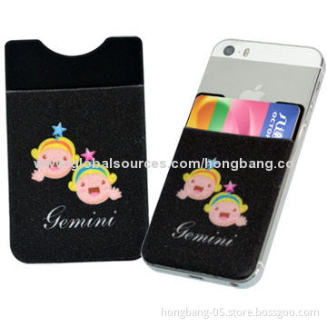 Sticky Card Holders, Easy to Remove, Customized Logos Available